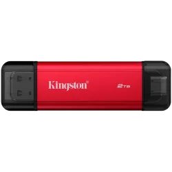 Kingston 2TB Dual USB-A/C Portable SSD, Up to 1050MB/s USB 3.2 Gen 2 - 1