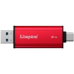 Kingston 2TB Dual USB-A/C Portable SSD, Up to 1050MB/s USB 3.2 Gen 2 - 2