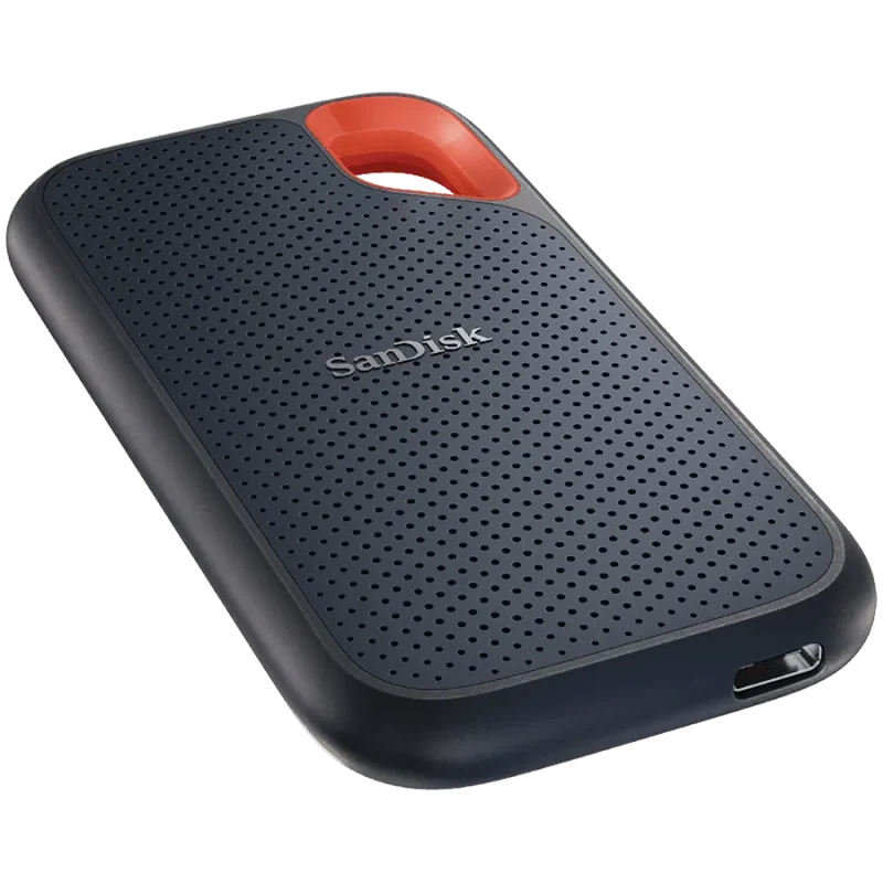 SANDISK Extreme 2TB Portable SSD - up to 1050MB/s Read and 1000MB/s Write Speeds, USB 3.2 Gen 2, 2-meter drop protection and IP5