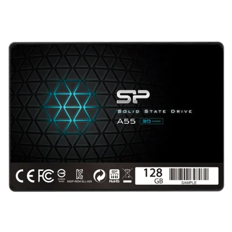 Silicon Power Ace - A55 128GB SSD SATAIII (3D NAND) 3D NAND, SLC Cache, 7mm 2.5'' Blue - Max 550/420 MB/s - Full Capacity - 1