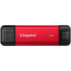 Kingston 1TB Dual USB-A/C Portable SSD, Up to 1050MB/s USB 3.2 Gen 2 - 1