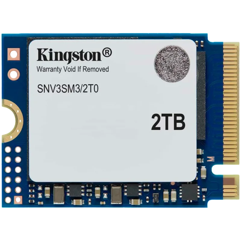 Kingston 2TB NV3 SSD M.2 2230 PCIe 4.0 NVMe, Read: 6,000/ Write: 5,000MB/s - 1