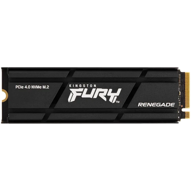 Kingston FURY Renegade 1TB SSD with Heatsink, M.2 2280, PCIe 4.0 NVMe, Read/Write 7300/6000MB/s, Random Read/Write: 900K/1000K I