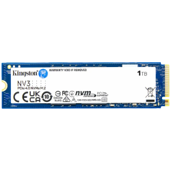 Kingston 1TB NV3 SSD M.2 2280 PCIe 4.0 NVMe, Read: 6,000/ Write: 4,000MB/s - 1