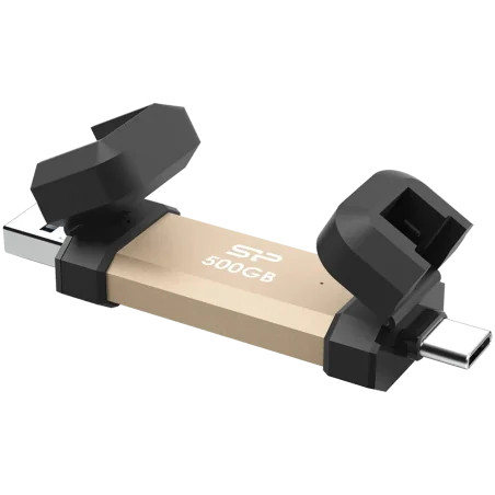Silicon Power UC3S72 500GB, USB3.2 Gen2,DS72,Gold - 1