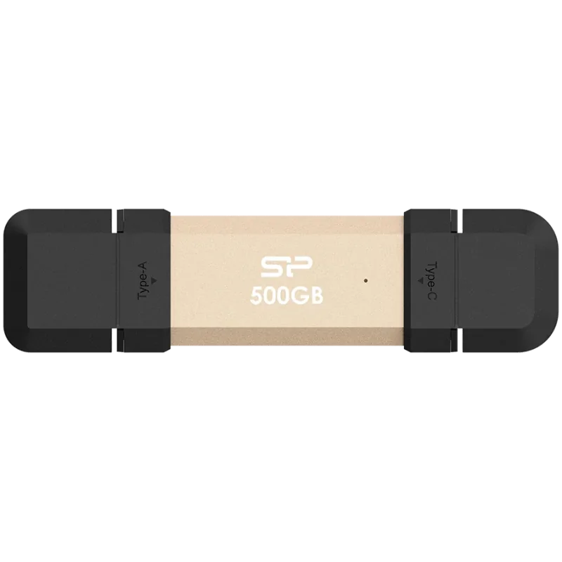 Silicon Power UC3S72 500GB, USB3.2 Gen2,DS72,Gold - 1