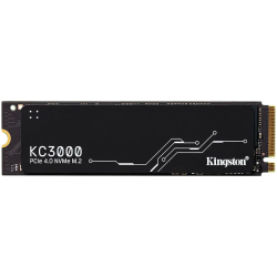 Kingston KC3000 512GB SSD, M.2 2280, PCIe 4.0 NVMe, Read/Write 7000/3900MB/s, Random Read/Write: 450K/900K IOPS - 1