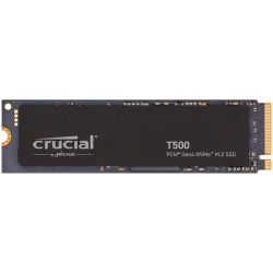 Crucial T500 1TB PCIe Gen4 NVMe M.2 SSD - 1