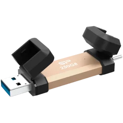 Silicon Power UC3S72 250GB, USB3.2 Gen2,DS72, Gold - 1