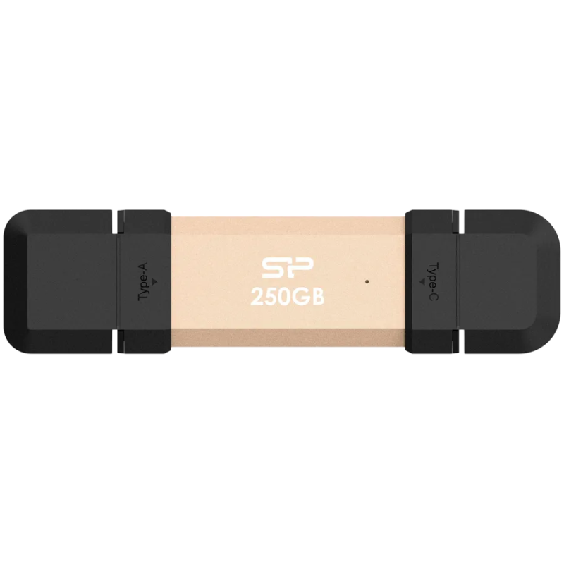 Silicon Power UC3S72 250GB, USB3.2 Gen2,DS72, Gold - 1
