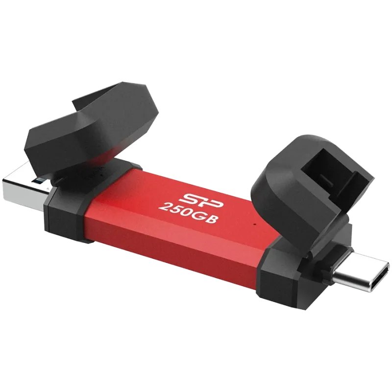 Silicon Power UC3S72 250GB, USB3.2 Gen2,DS72,Red - 1