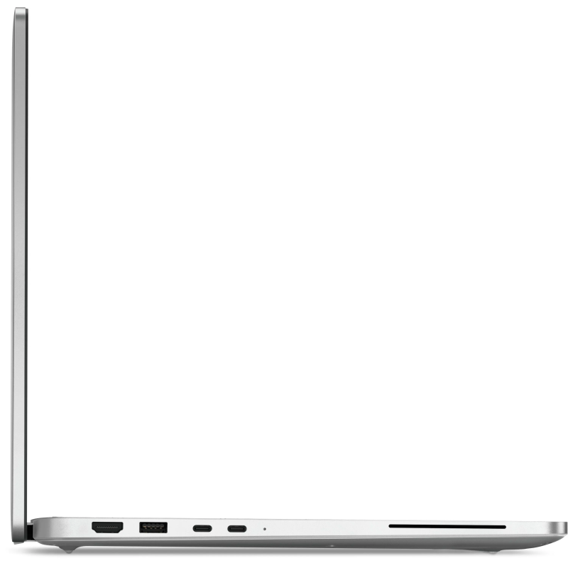Dell Pro 16 Plus (PB16250), Intel Core 5 120U(10C, 12T, 12MB, up to 5.0GHz), 16.0"FHD+(1920x1200) NoTouch, 16GB(1x16GB) DDR5, 51