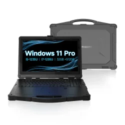 ONERugged N15T, 15inch rugged laptop, resolution 1920*1080, brightness 700nits, i5+16GB+256GB+GPS+Fingerprint, No 4G Win11 Pro w