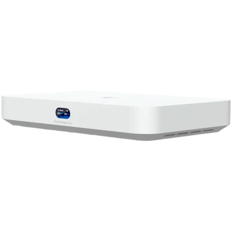 Ubiquiti UniFi UCG-Fiber-EU Desktop 10G Cloud Gateway with integrated PoE switch, Includes full UniFi application suite for devi