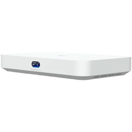 Ubiquiti UniFi UCG-Fiber-EU Desktop 10G Cloud Gateway with integrated PoE switch, Includes full UniFi application suite for devi