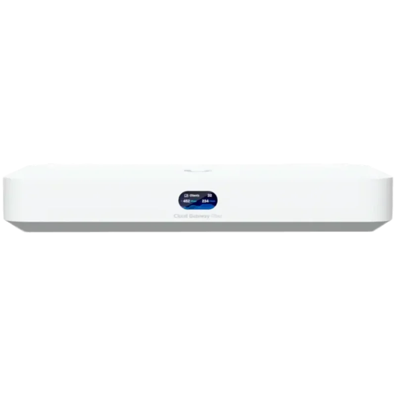 Ubiquiti UniFi UCG-Fiber-EU Desktop 10G Cloud Gateway with integrated PoE switch, Includes full UniFi application suite for devi