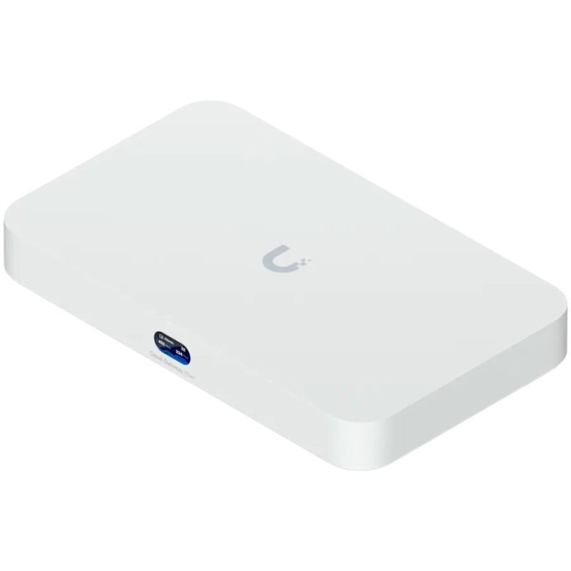 Ubiquiti UniFi UCG-Fiber-EU Desktop 10G Cloud Gateway with integrated PoE switch, Includes full UniFi application suite for devi