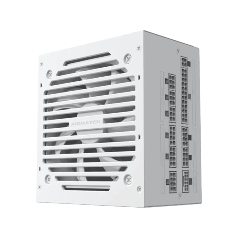 Xigmatek Prime M 1000W Arctic (WH,80+Gold 230V EU, ATX3.1 & PCI-E 5.1,LLC D2D & APFC, 120mm Fan,Full Modular, EU Cord, Color Box