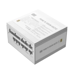 Xigmatek Prime M 1000W Arctic (WH,80+Gold 230V EU, ATX3.1 & PCI-E 5.1,LLC D2D & APFC, 120mm Fan,Full Modular, EU Cord, Color Box