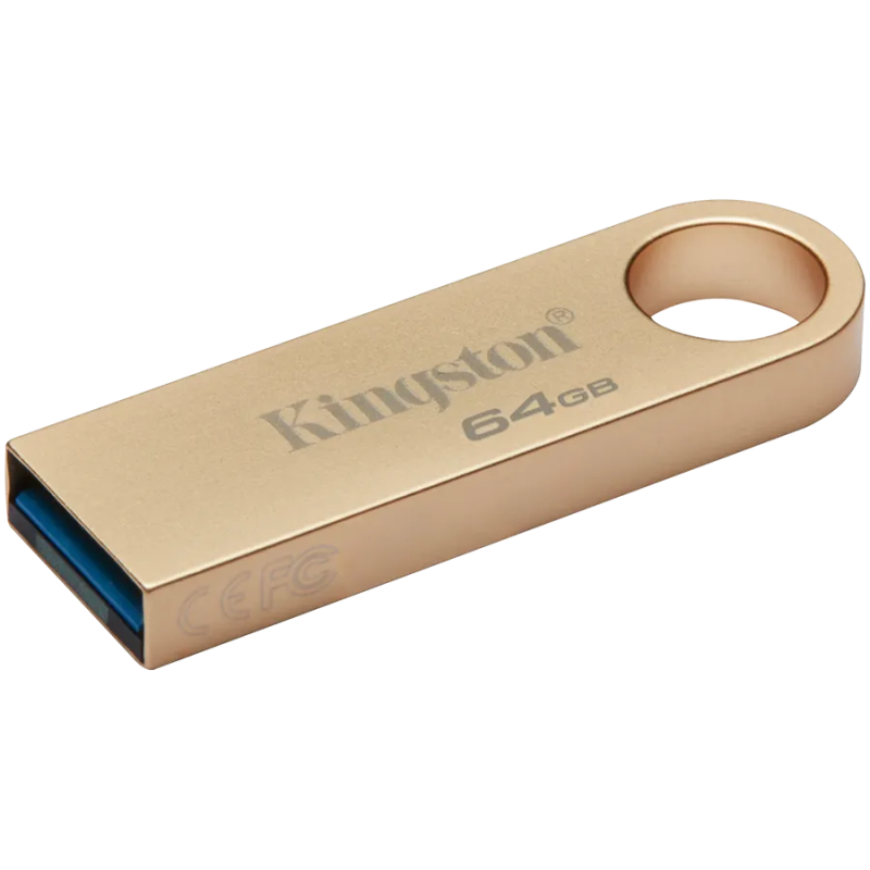 Kingston 64GB 220MB/s Metal USB 3.2 Gen 1 DataTraveler SE9 G3 - 1