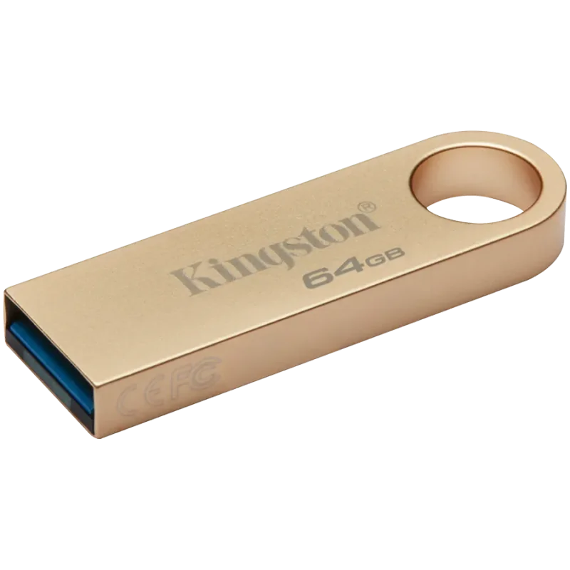 Kingston 64GB 220MB/s Metal USB 3.2 Gen 1 DataTraveler SE9 G3 - 1