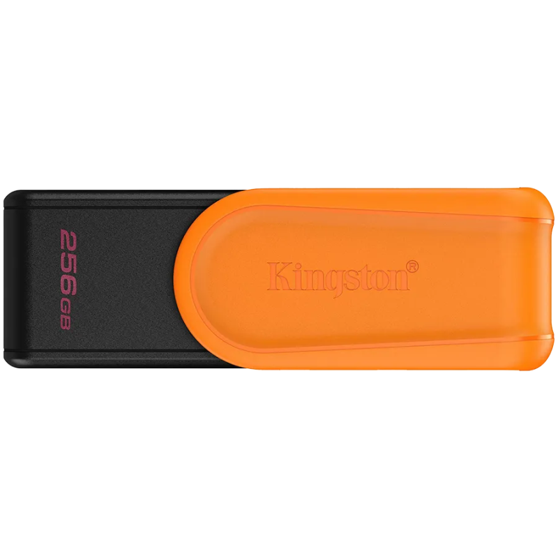 Kingston 256GB Portable USB 3.2 Gen 1 DataTraveler Exodia S (Black/Orange) - 1