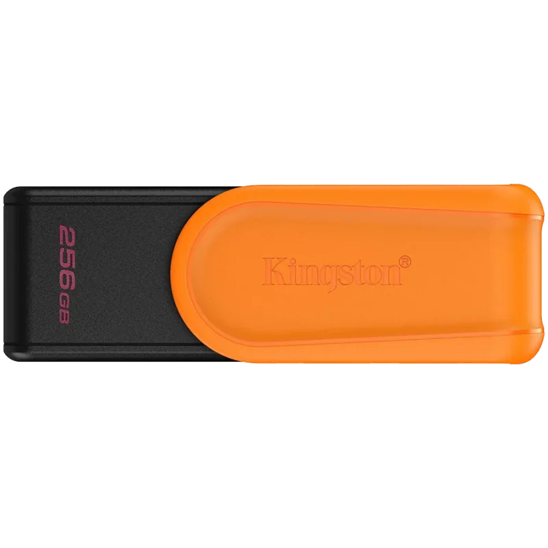 Kingston 256GB Portable USB 3.2 Gen 1 DataTraveler Exodia S (Black/Orange) - 1