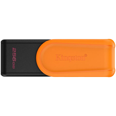 Kingston 256GB Portable USB 3.2 Gen 1 DataTraveler Exodia S (Black/Orange) - 1