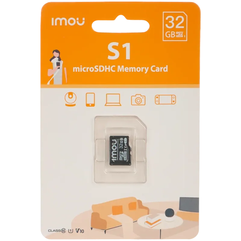 Imou 32GB micro SDHC, UHS-I, class 10, - 1
