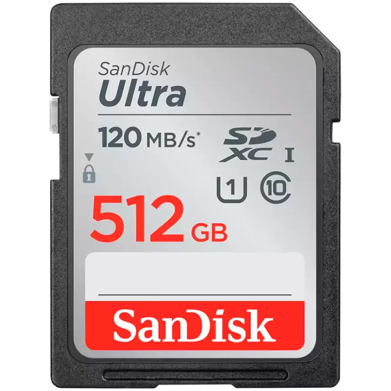 SANDISK Ultra 512GB SDXC Memory Card 150MB/s - 1