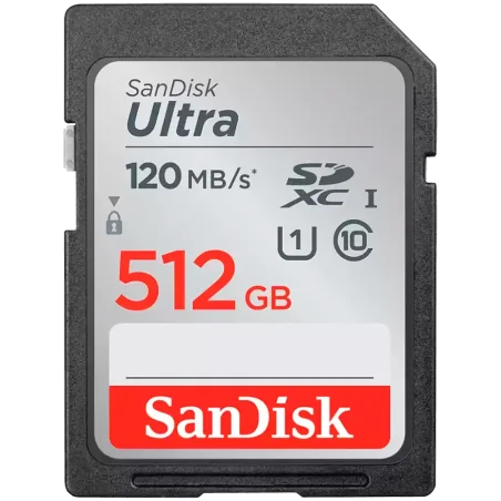 SANDISK Ultra 512GB SDXC Memory Card 150MB/s - 1