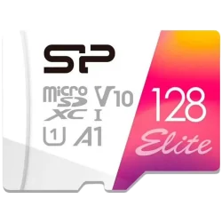 SILICON POWER 128GB Elite microSDHC/SDXC U1 V10 Full HD 1080p - 1