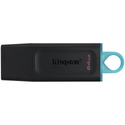 Kingston 64GB USB3.2 Gen 1 DataTraveler Exodia (Black + Teal) - 1