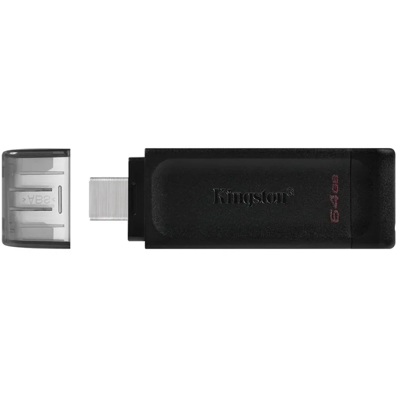 Kingston 64GB USB-C 3.2 Gen 1 DataTraveler 70 - 1
