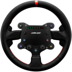 SIMAGIC GT Sport Steering Wheel, Shifter Paddles, Leather. S201 - 1