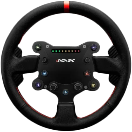 SIMAGIC GT Sport Steering Wheel, Shifter Paddles, Leather. S201 - 1
