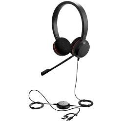 JABRA Evolve 20, Stereo UC, USB C/A adapter - 1