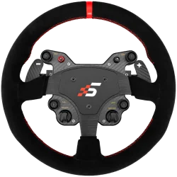 SIMAGIC GT1 Round Steering Wheel, Shifter Paddles, Suede| QR70 Included. S210 - 1