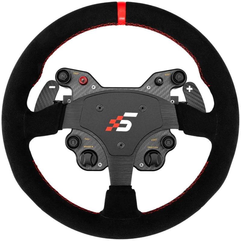 SIMAGIC GT1 Round Steering Wheel, Shifter Paddles, Suede| QR70 Included. S210 - 1