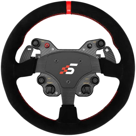 SIMAGIC GT1 Round Steering Wheel, Shifter Paddles, Suede| QR70 Included. S210 - 1