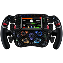 SIMAGIC FX Pro Steering Wheel with Color Screen ,Full Carbon Fiber, Six Paddles, QR50 Included. S203 - 1