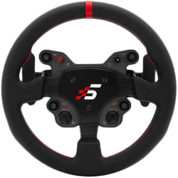 SIMAGIC GT1 Round Steering Wheel, Shifter Paddles, Leather, QR70 Included. S209 - 1