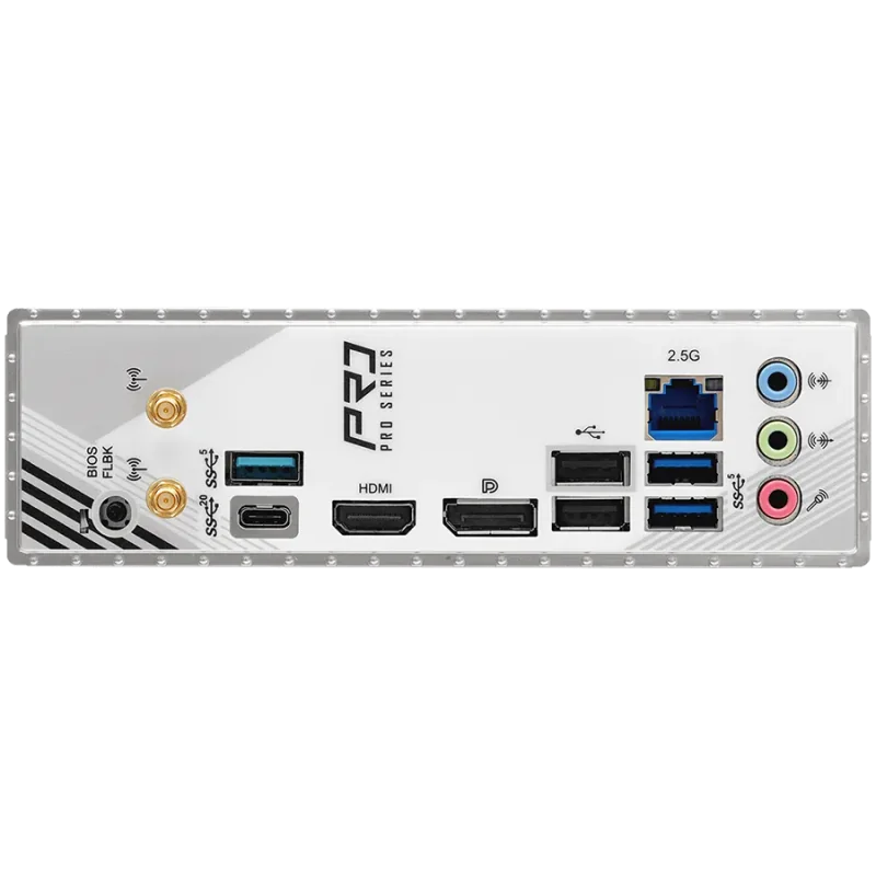 ASROCK MB Desktop B860M Pro Rs Wi-fi, S.1851, 4x DDR5, 1x PCIe 5.0 x16, 1x PCIe 4.0 x4, 1x Blazing M.2, 2x Hyper M.2, 4x SATA3, 