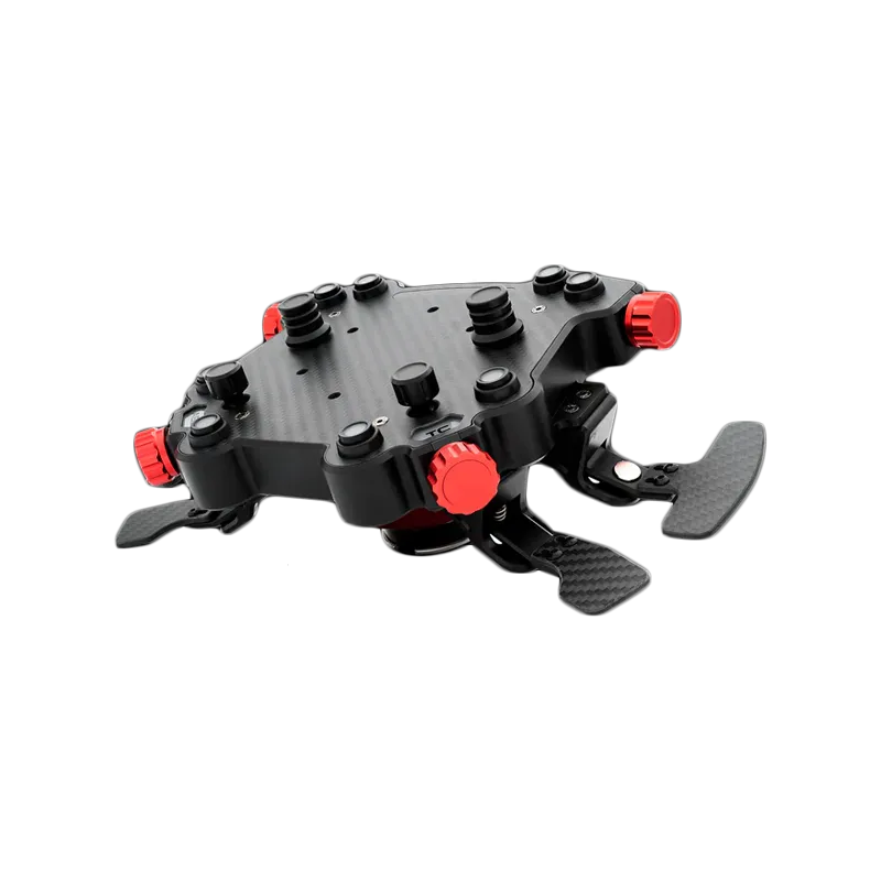 SIMAGIC GT1 Round Steering Wheel with GT Pro Hub(K)| Shifter & Clutch Paddles, Leather,QR70 Included. S207 - 1