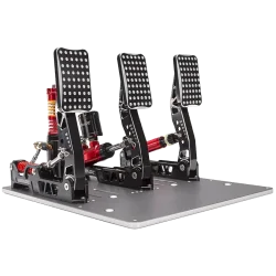SIMAGIC Crimson Edition, Hydraulic Tri-pedal Set, 200kg Loadcell, Standard Throttle Plate. S310 - 1