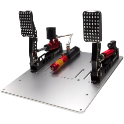 SIMAGIC Crimson Edition, Hydraulic Dual-pedal Set, 100kg Loadcell, Standard Throttle Plate. S311 - 1