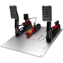 SIMAGIC Crimson Edition, Hydraulic Dual-pedal Set, 100kg Loadcell, Standard Throttle Plate. S311 - 1