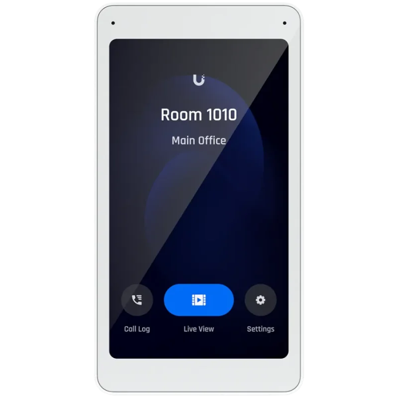 Ubiquiti UA-Intercom-Viewer Display that pairs with the Access Intercom for visitor screening and remote access control, to moun
