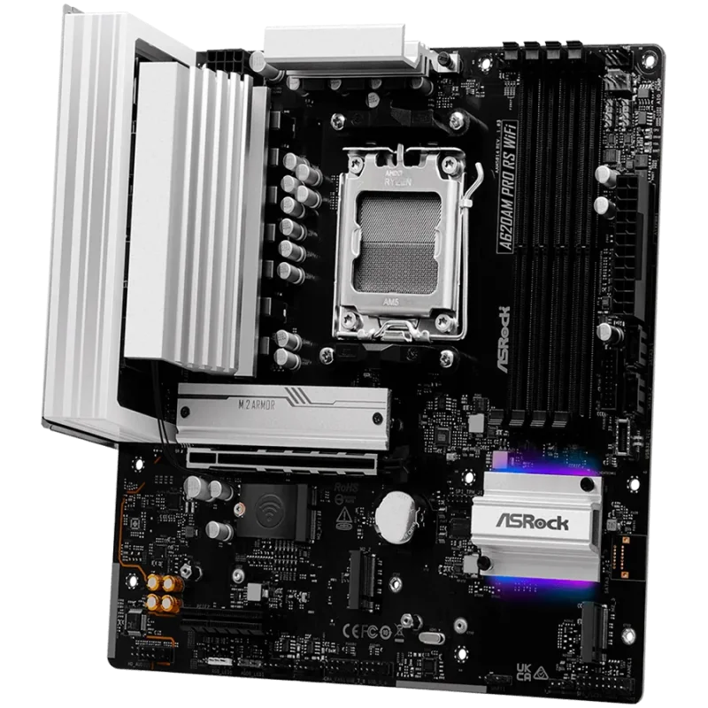 ASROCK A620AM PRO RS WIFI mATX AM5 DDR5 - 1