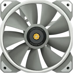 COUGAR MHP 120 White, 120mm 4-pin PWM fan, 600-2000RPM, HDB Bearing, Anti-vibration Dampers, Extension Cable + Low-Noise Adapter